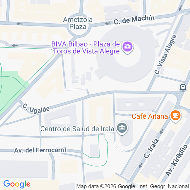 Código postal de Ugalde en Bilbao