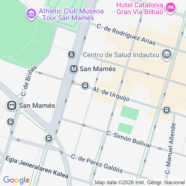 Código postal de Jose Maria Escuza en Bilbao