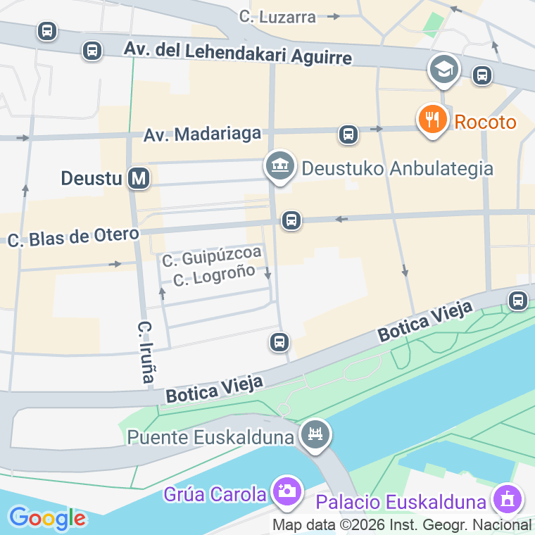 Código postal de Logroño en Bilbao