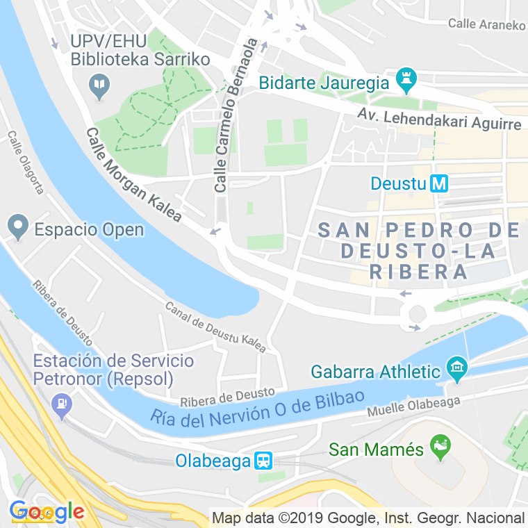 Código Postal calle San Felicisimo, camino en Bilbao