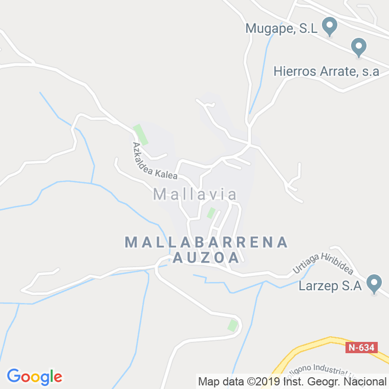 Código postal de Mallabiena en Vizcaya