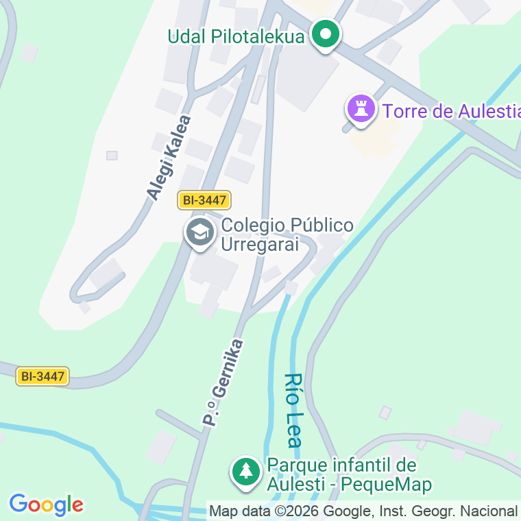 Código postal de Paseo Gernika Ibilbidea en Aulesti