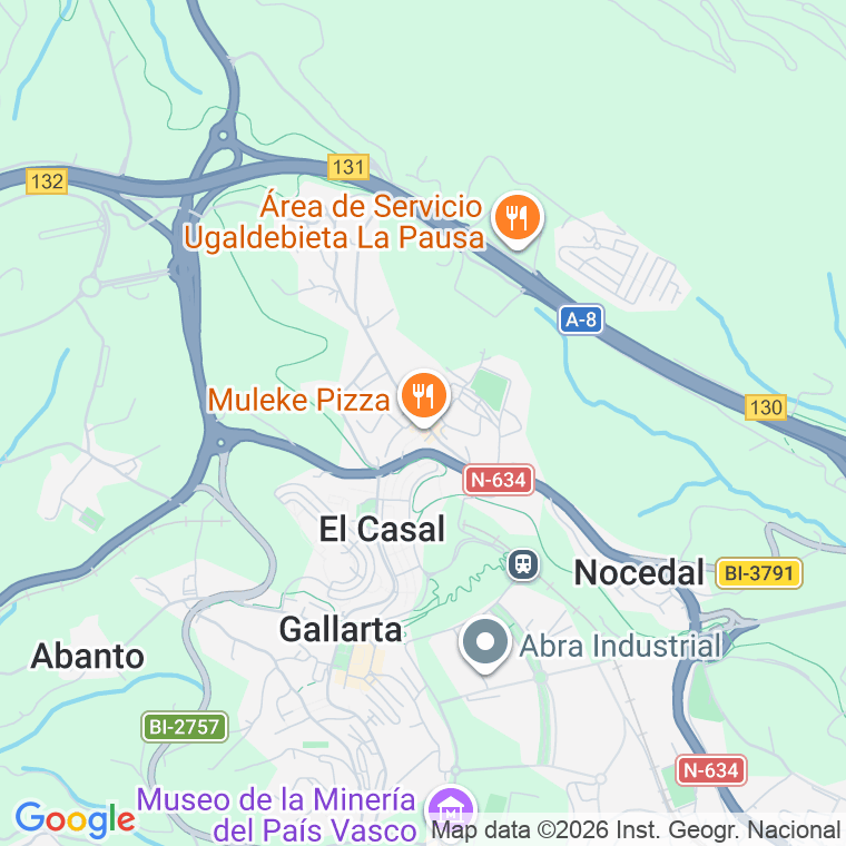Código postal de Sanfuentes en Vizcaya