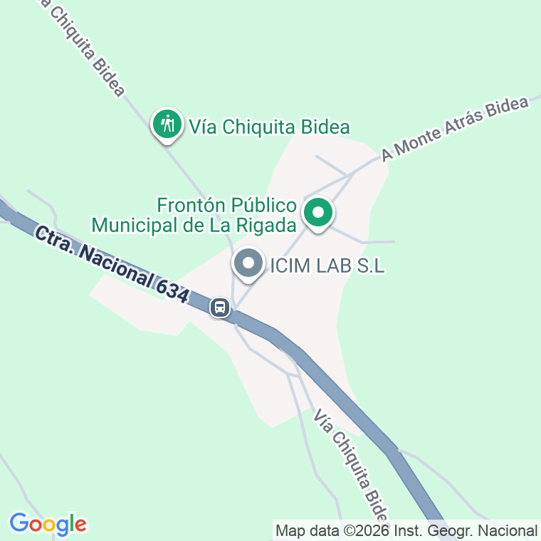 Código postal de Rigada (la) en Vizcaya