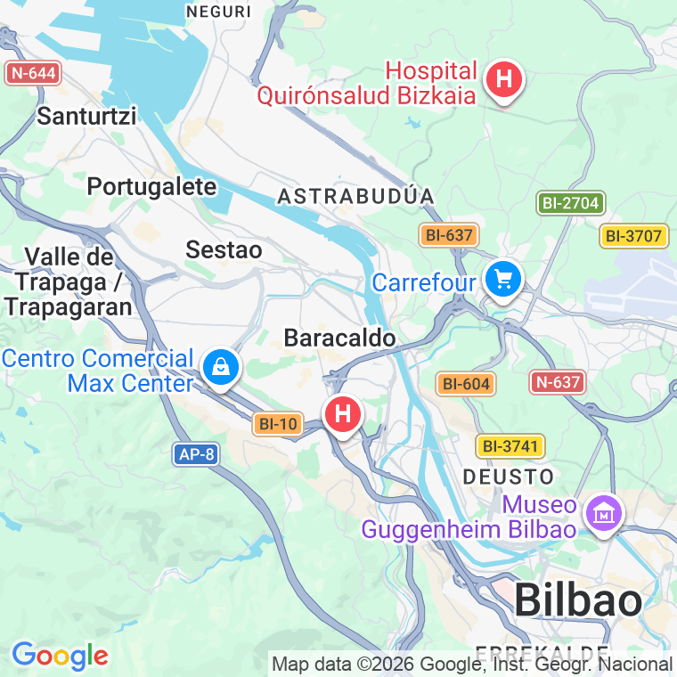 Código postal de Codigo Apartados Particulares Oficiales y Lista en Barakaldo