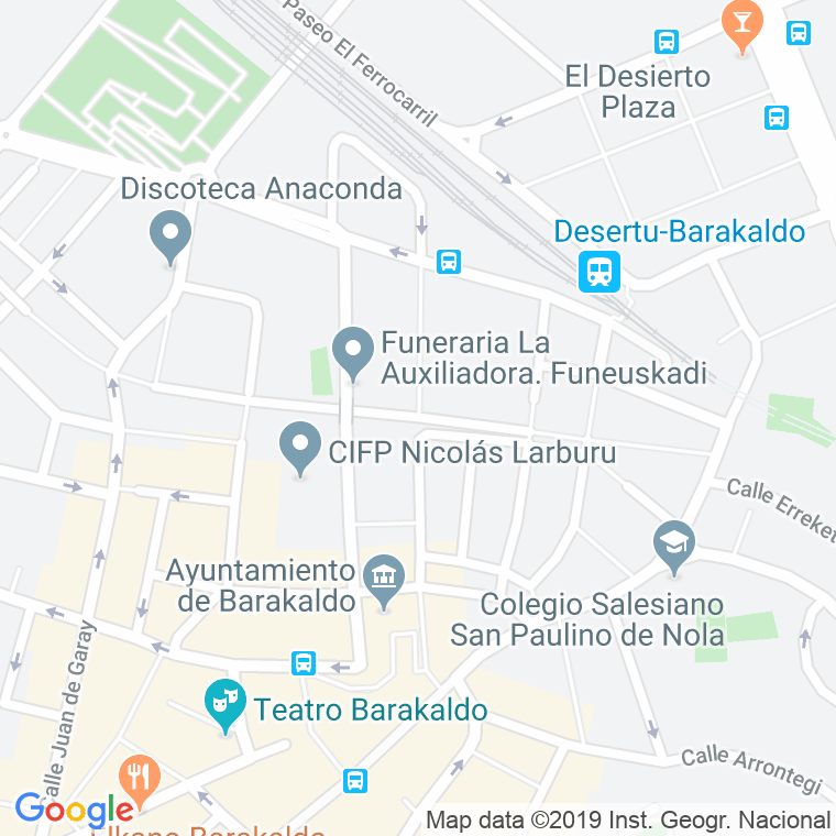 Código Postal calle Arana en Barakaldo