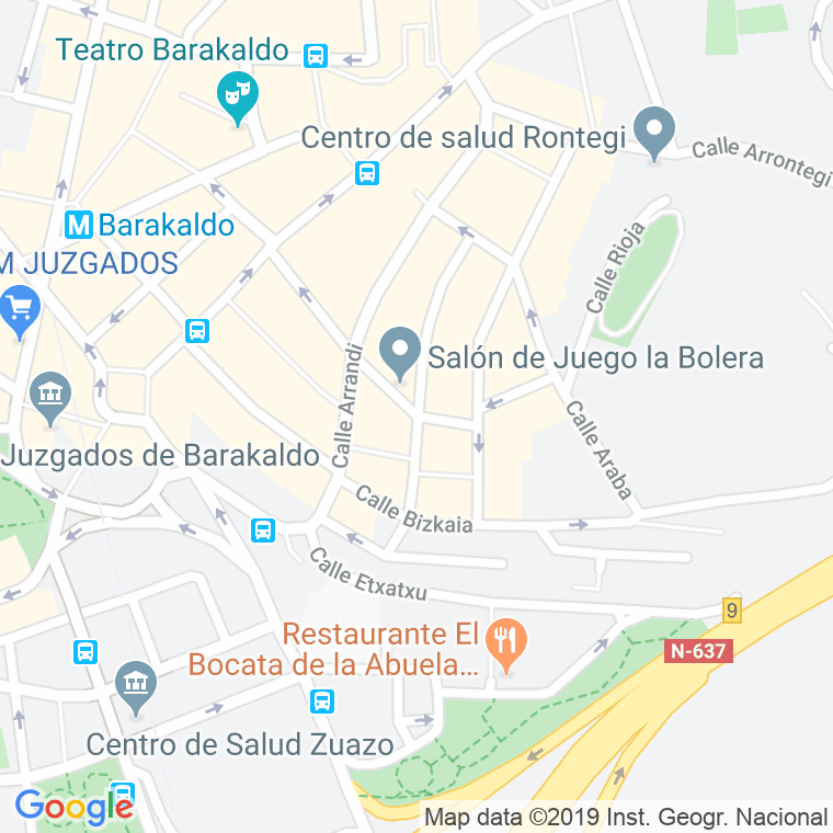 Código Postal calle Castilla Leon   (Impares Del 3 Al Final)  (Pares Del 4 Al Final) en Barakaldo