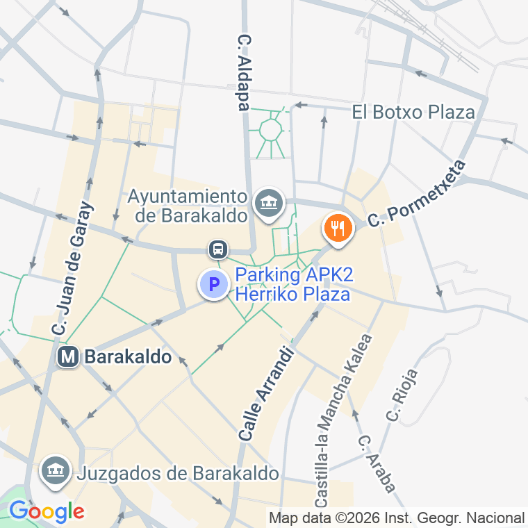 Código postal de Herriko Plaza, Plaza en Barakaldo