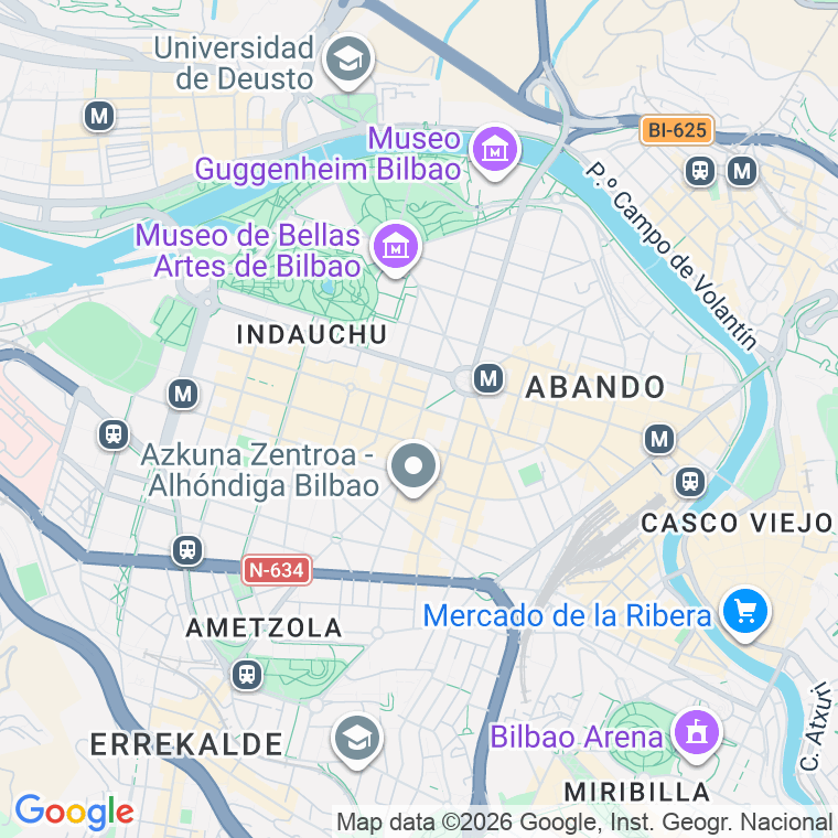 Código postal de Iparraguirre en Barakaldo