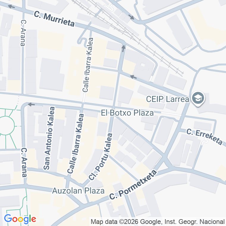 Código postal de Calle Portu en San Vicente de Barakaldo
