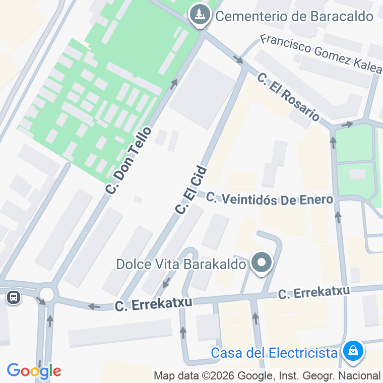 Código postal de Cid, el en Barakaldo