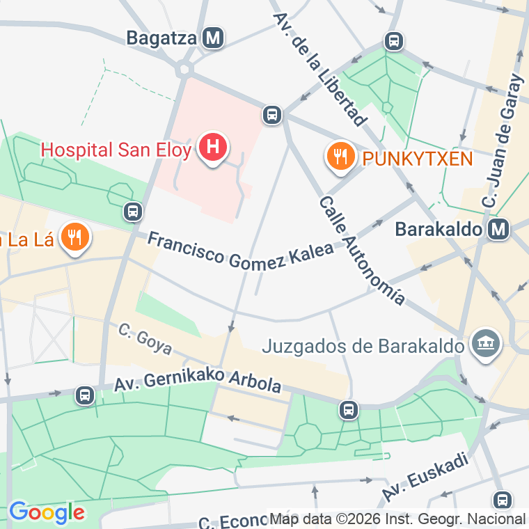 Código postal de Zuloaga en Barakaldo