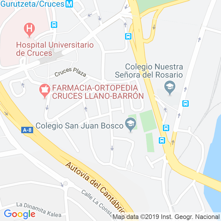 Código Postal calle Corazon De Maria, travesia en Barakaldo