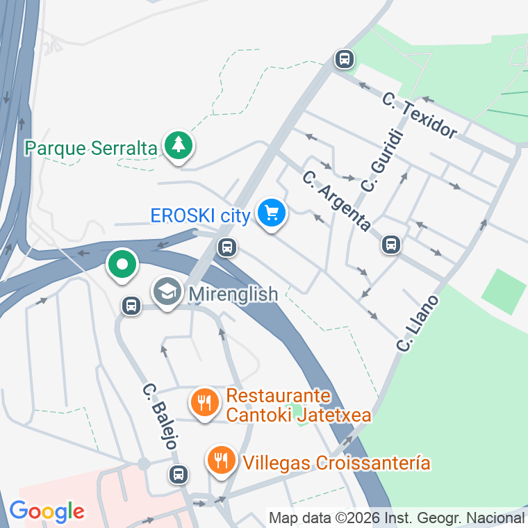 Código postal de Paseo Cirilo Sagastagoitia en San Vicente de Barakaldo