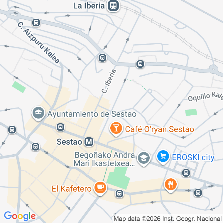Código postal de Calle Veinticinco de Diciembre en Sestao