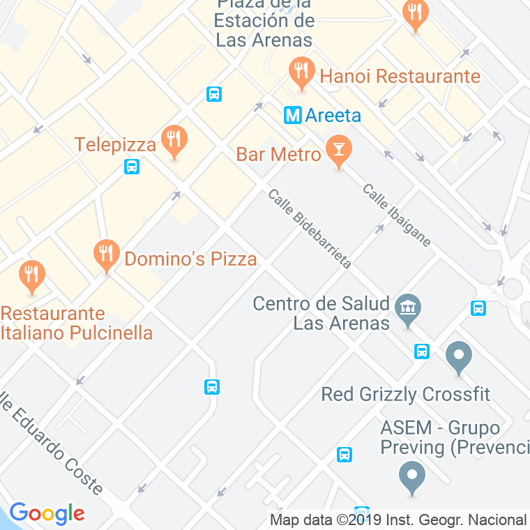 Código Postal calle Joaquin Arrellano en Las Arenas