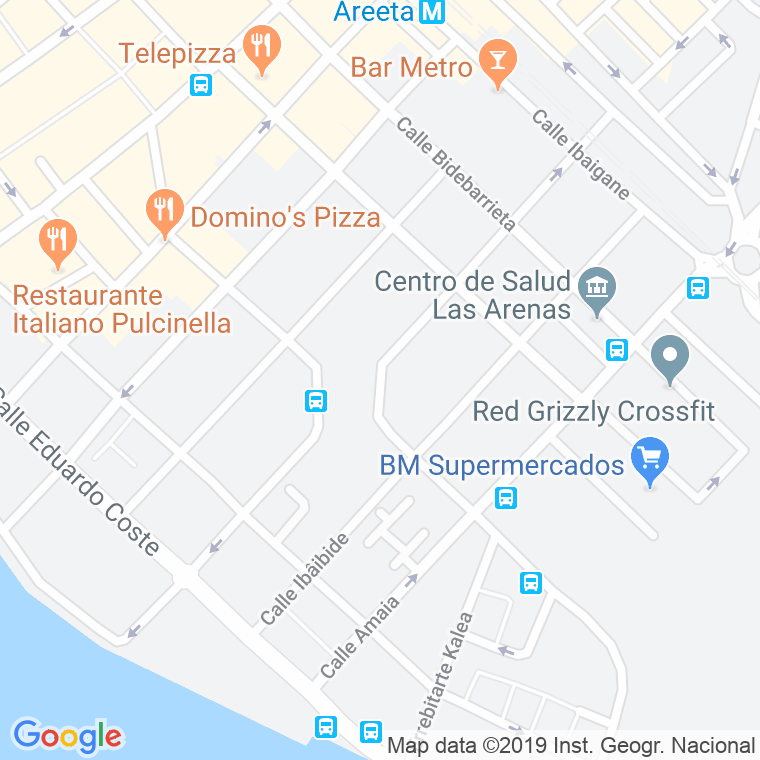 Código Postal calle Maximo Aguirre en Las Arenas