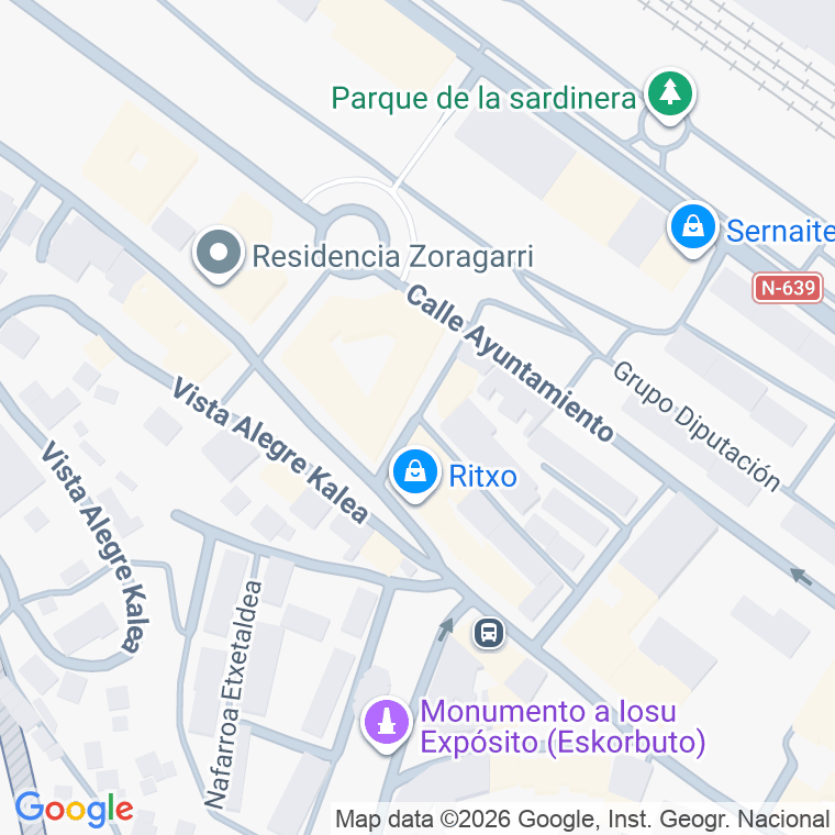 Código postal de Calle la Cerrada en Santurtzi