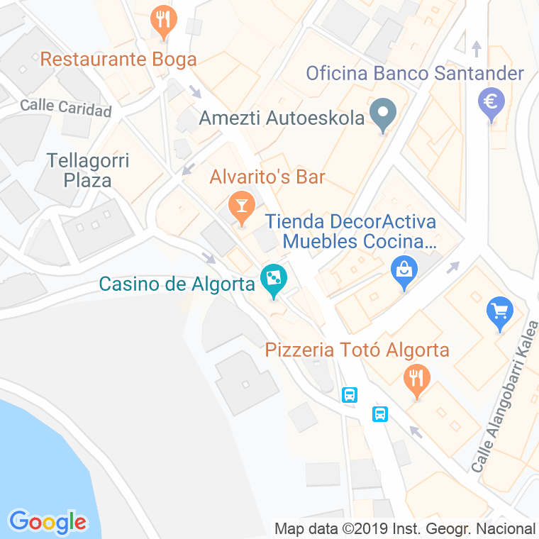 Código Postal calle Orobio en Algorta