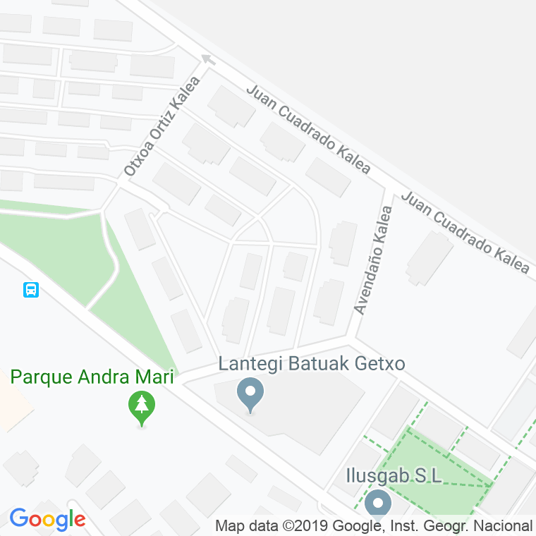 Código Postal calle Avendaño en Algorta