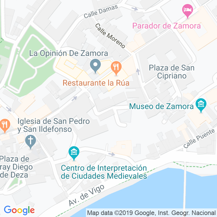 Código Postal calle Peñasbrinques en Zamora