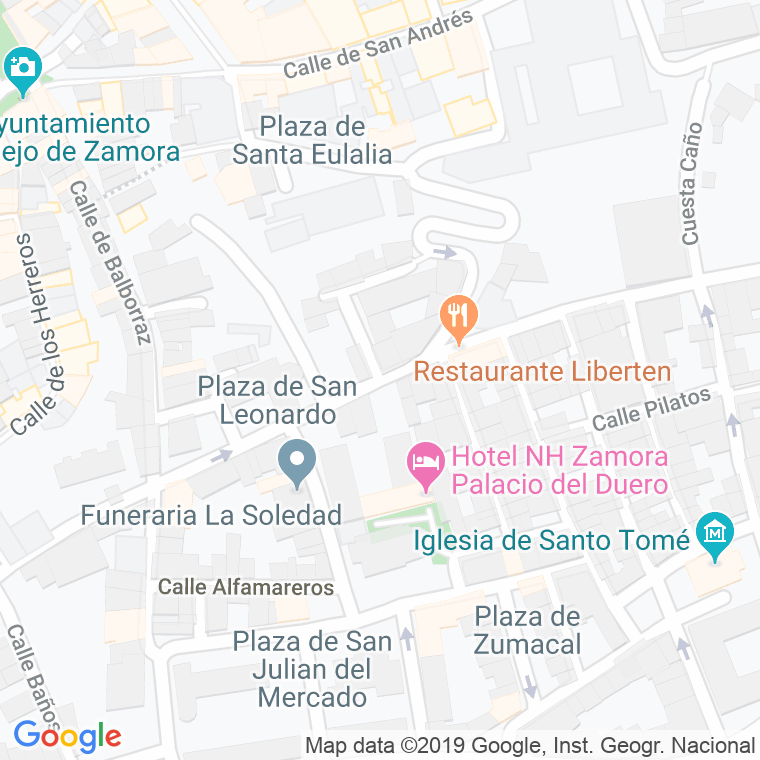 Código Postal calle San Juan De Las Monjas en Zamora