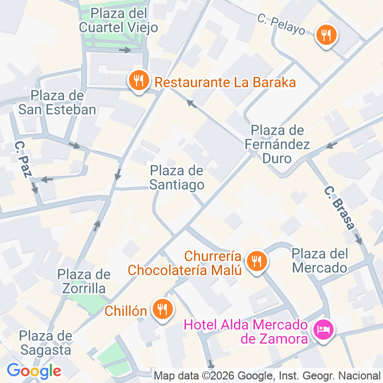 Código postal de Plaza Santiago en Zamora