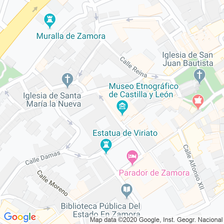 Código Postal calle Barandales en Zamora
