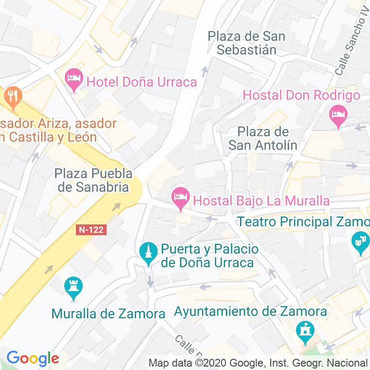 Código Postal calle Escuernavacas en Zamora