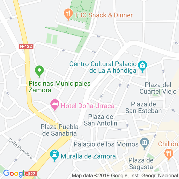 Código Postal calle Feria, ronda (Impares Del 1 Al Final)  (Pares Del 2 Al Final) en Zamora