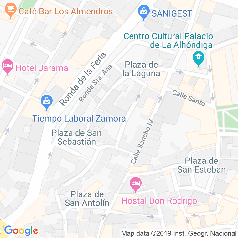Código Postal calle Cortarrabos en Zamora