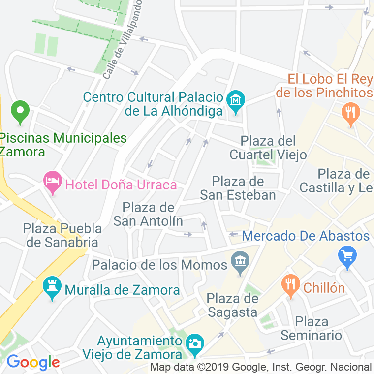 Código Postal calle Sancho Iv en Zamora