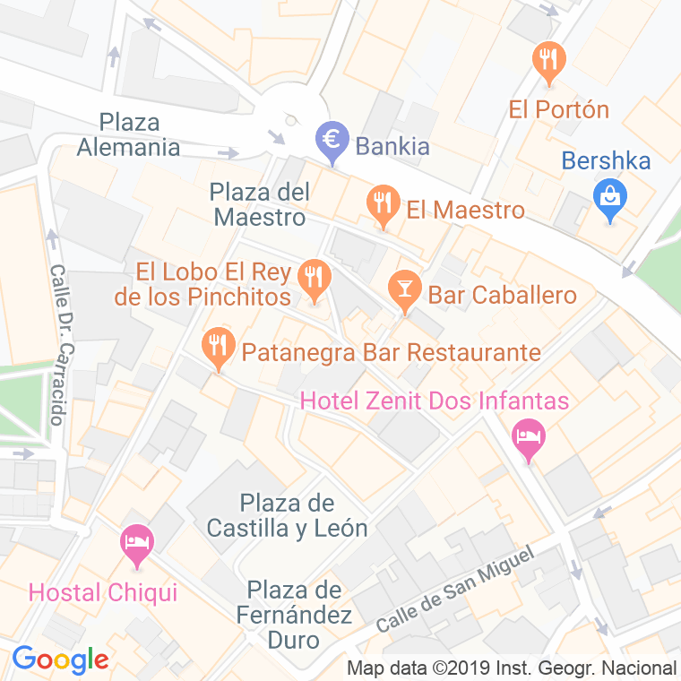 Código Postal calle Alfonso Peña   (Impares Del 1 Al Final) en Zamora