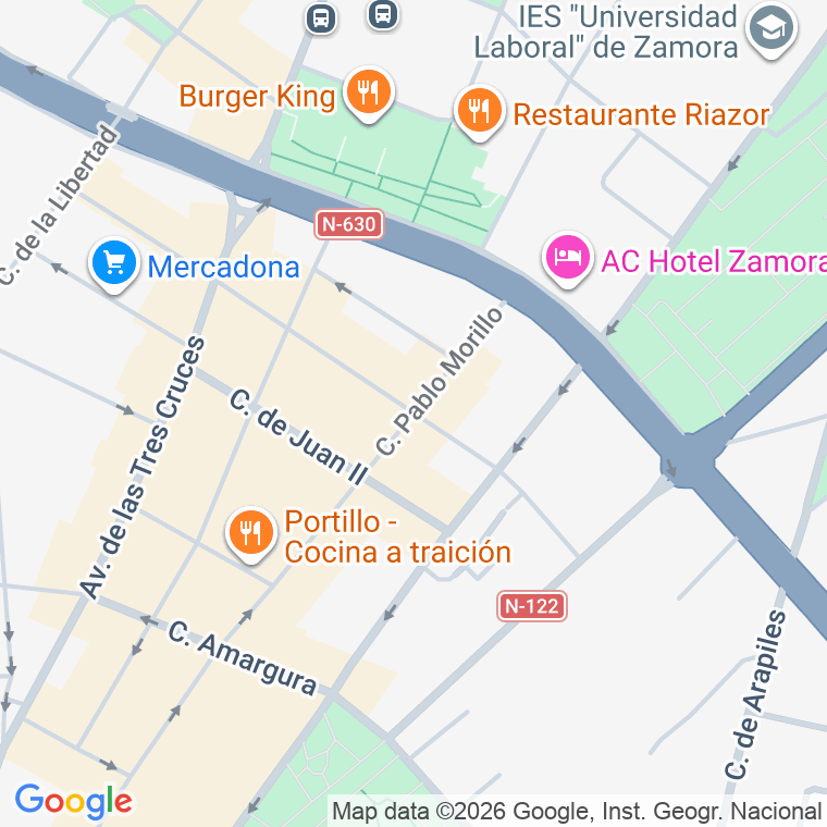 Código postal de Regimiento Toledo   (impares del 1 al 33)  (pares del 2 al 20) en Zamora