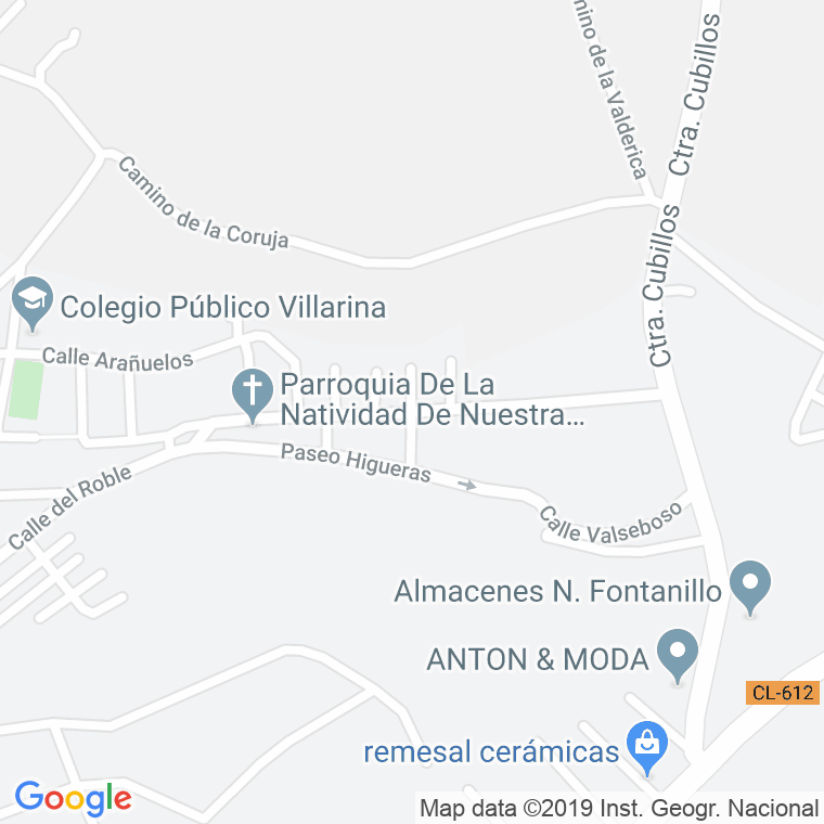 Código Postal calle Barrio Arenales en Zamora