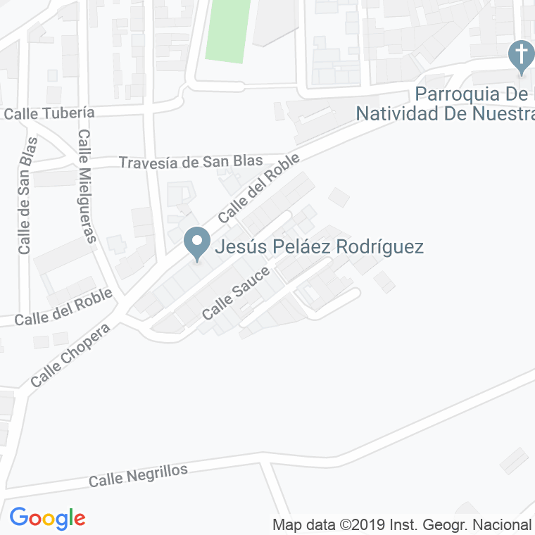 Código Postal calle Fresno en Zamora