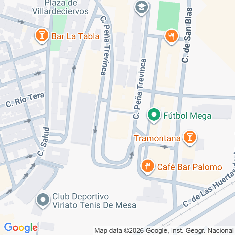 Código postal de Peña Trevinca (20a) en Zamora