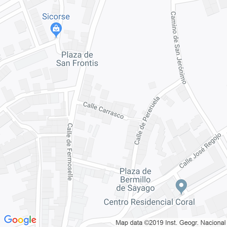 Código Postal calle Carrasco en Zamora