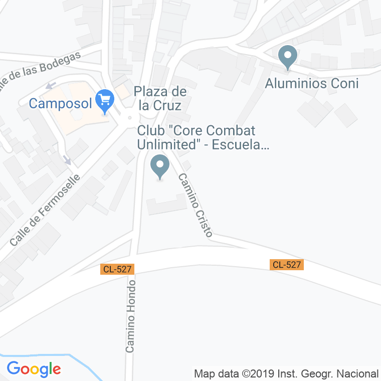 Código Postal calle Cristo, camino en Zamora