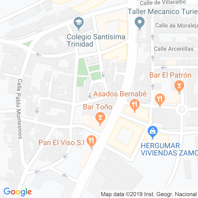 Código Postal calle Tejares en Zamora