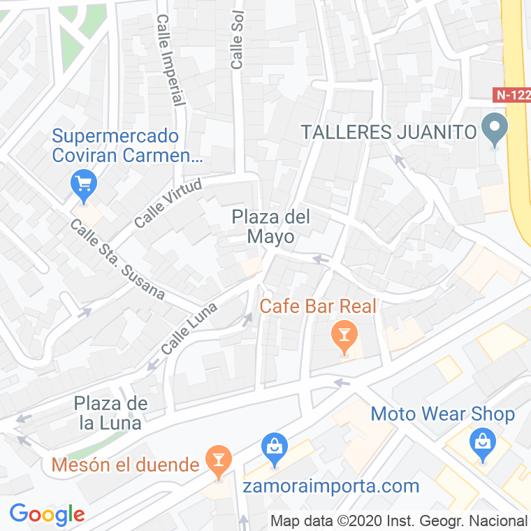 Código Postal calle Mayo, pasaje en Zamora