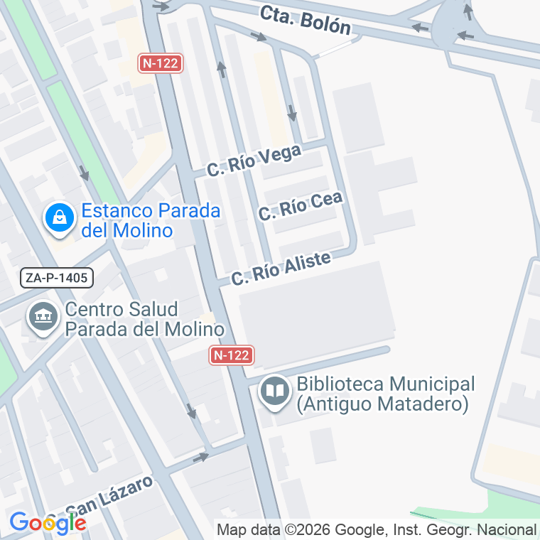 Código postal de Rio Aliste en Zamora