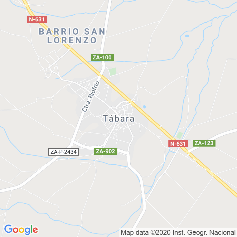 Código Postal de Tabara en Zamora