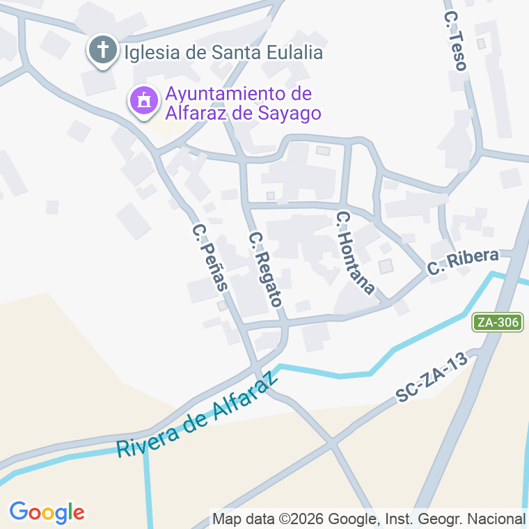 Código postal de Calle Regato en Alfaraz de Sayago