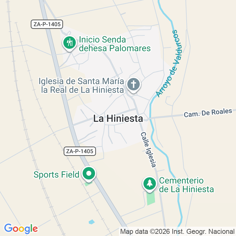 Código postal de Calle Nueva en Hiniesta (la)