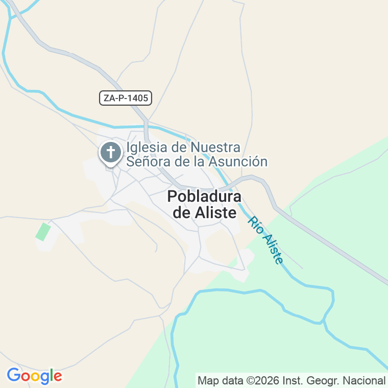 Código postal de Pobladura de Aliste en Zamora