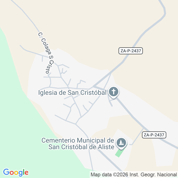 Código postal de Calle Fuente en San Cristobal de Aliste