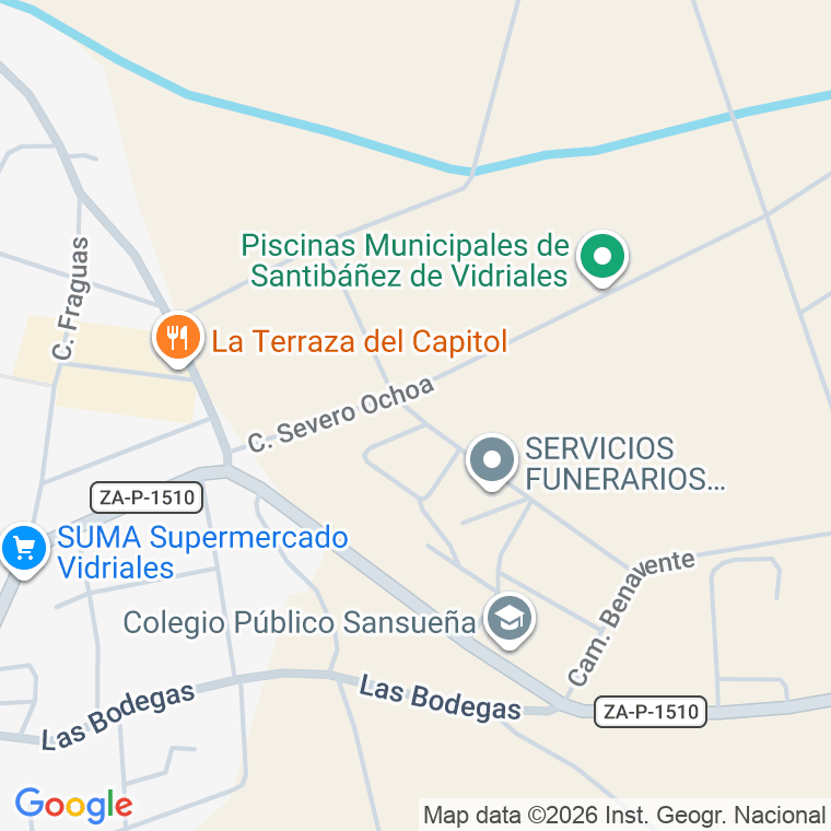 Código postal de Calle Cervantes en Santibañez de Vidriales