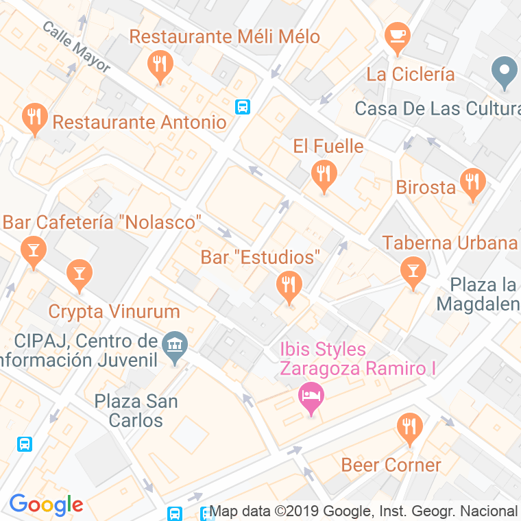 Código Postal calle San Lorenzo en Zaragoza