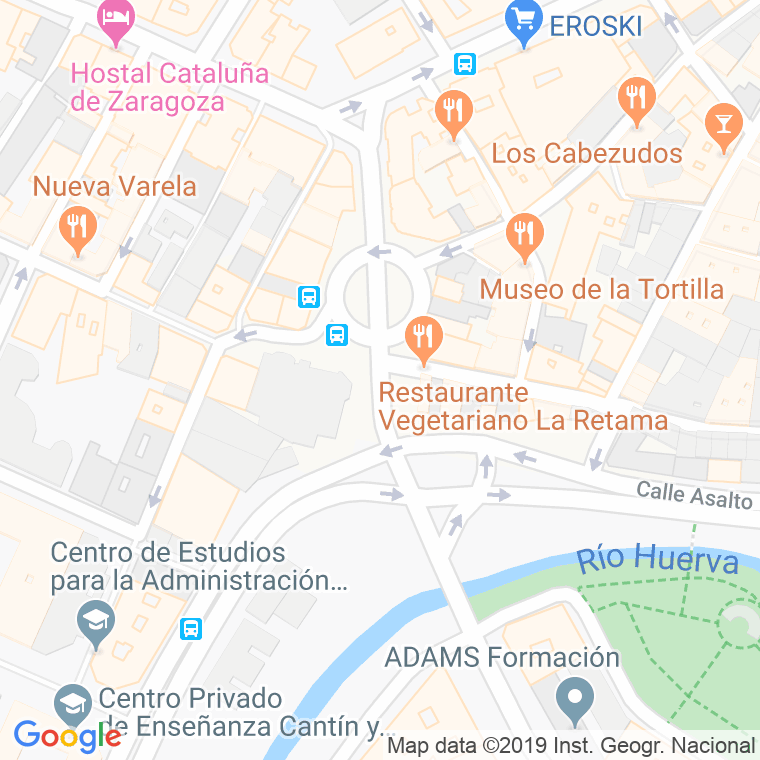 Código Postal calle San Miguel, plaza en Zaragoza